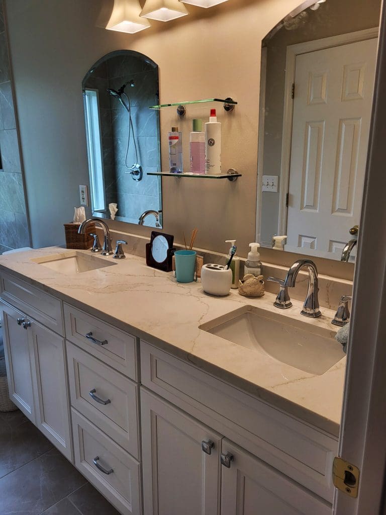double vanity countertop picture