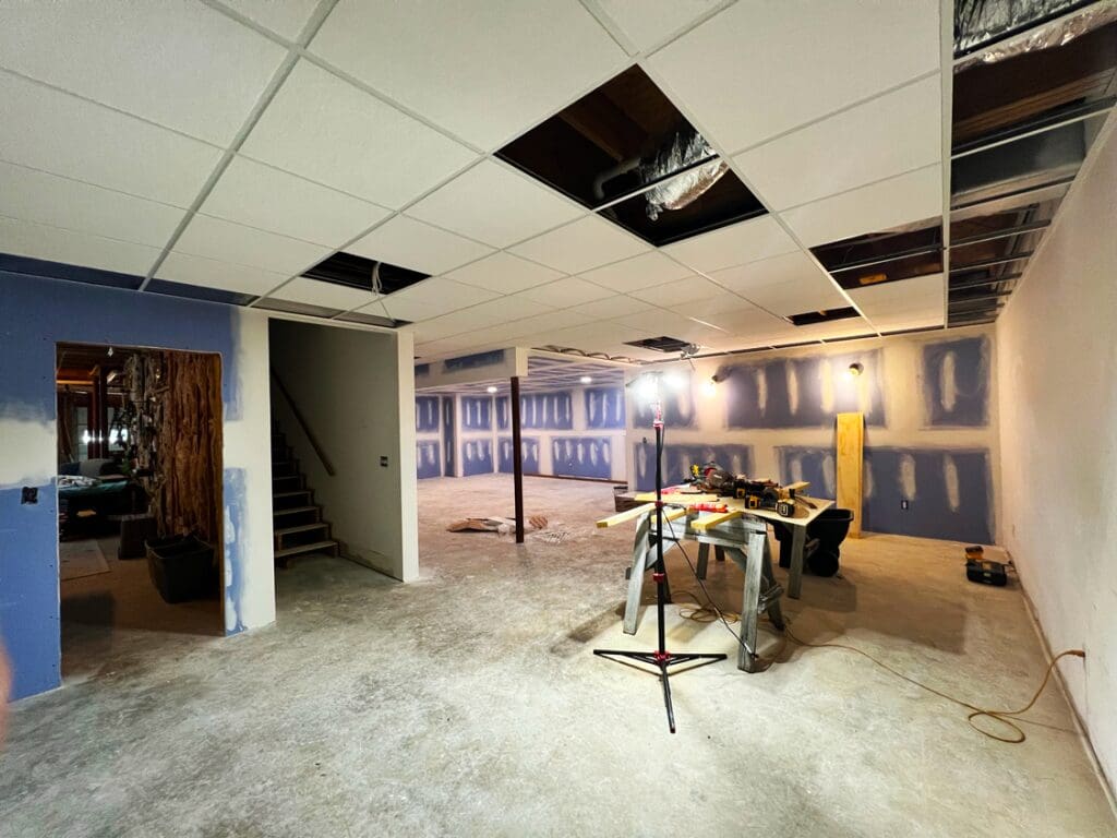 Rdbr Narveson Basementceiling01 Basement Finishing Highway 280 picture