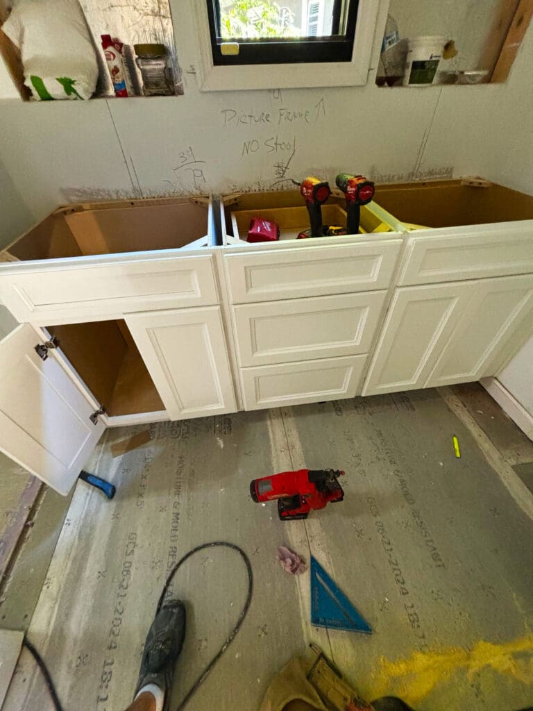 standard cabinet measurements picture