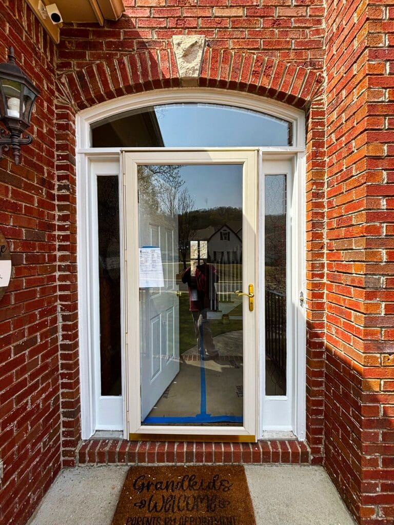 replacing an exterior door picture