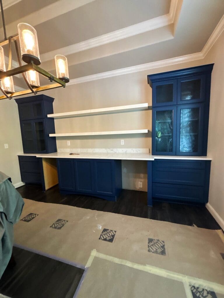 open kitchen shelving picture