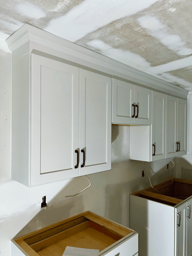 crown molding on cupboards picture