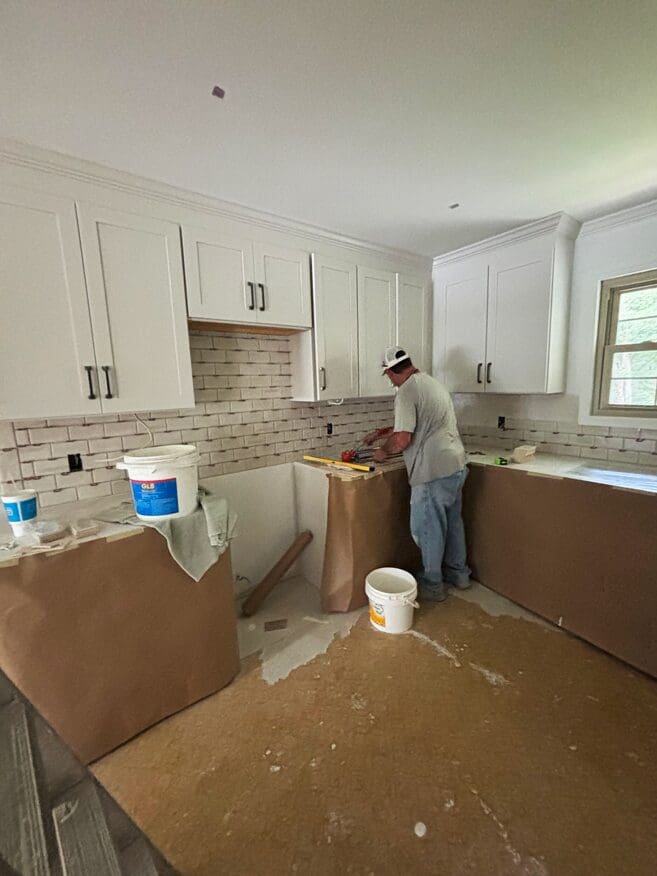 height of upper cabinets picture